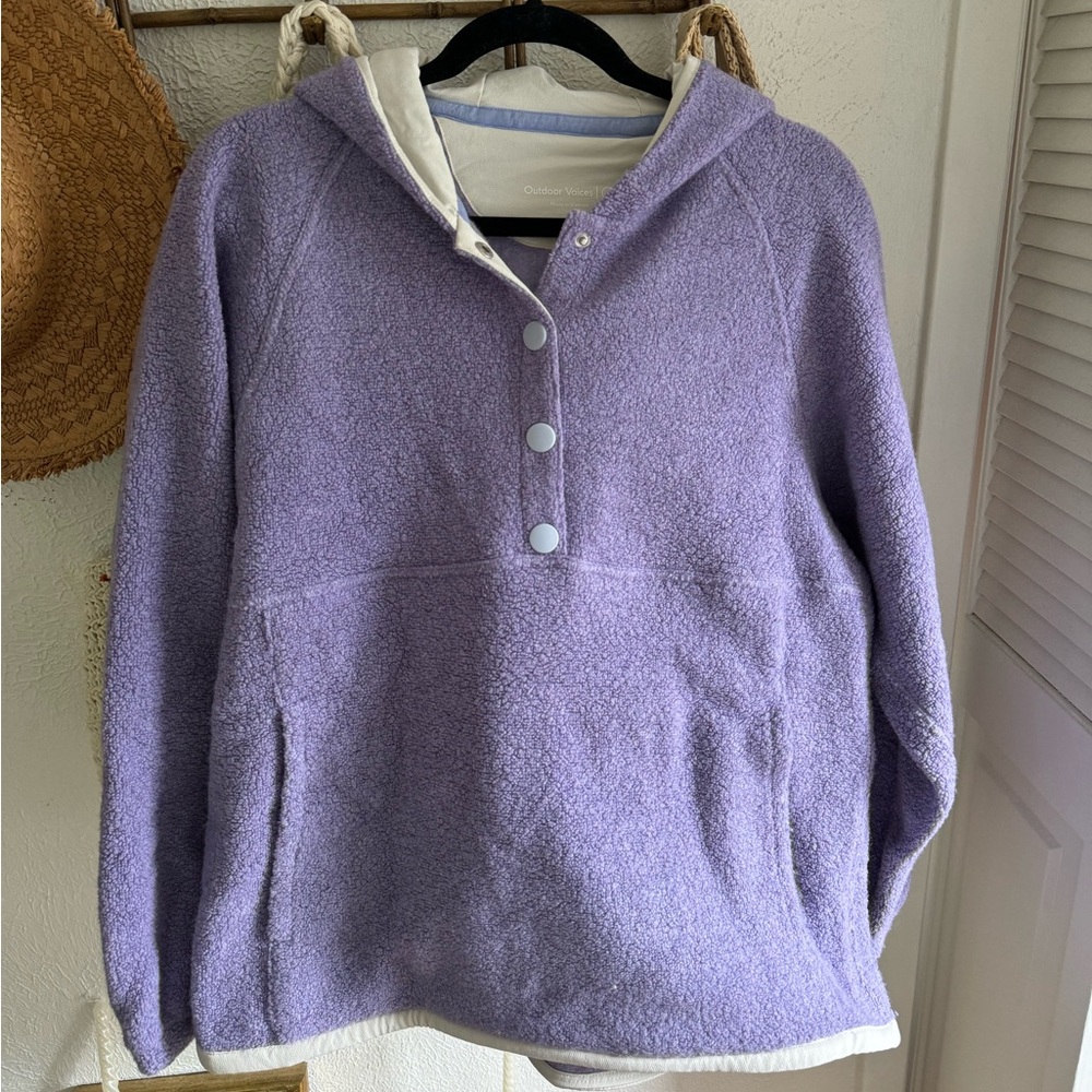 Outdoor Voices MegaFleece Snap Up Hoodie